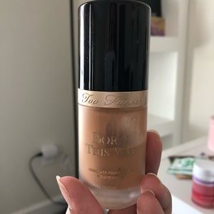 Too faced born this way foundation warm beige